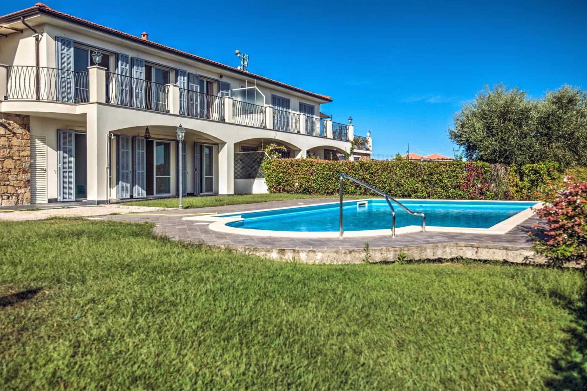 Villa Lucia Riviera Dei Fiori Pool - Happy Rentals San Remo Extérieur photo